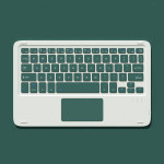 Mute Wireless Mouse With Touch Keyboard