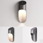 Outdoor solar human induction led wall light