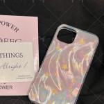 Ins Laser Gradient Star Full Package Hard Case