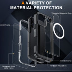 Applicable To Transparent Three-proof Phone Case Magnetic Outdoor Anti-fall Shell