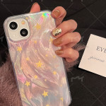 Ins Laser Gradient Star Full Package Hard Case