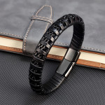 European And American Fashion Gold Cuban Chain Fashion Men's Bracelet