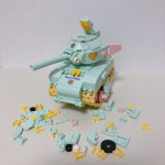 Tank Three-dimensional Assembly Model Puzzle Toy