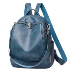 Women's Fashionable High-capacity PU Backpack