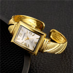 Metal Texture Square Bracelet European and American Fashion Women's Watch