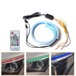 External Multicolor Ultra-thin Light Guide Strip Day Running Light Turn Signal