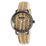 Cork Grain Couple Watch Fashion Casual Wood Grain Watch