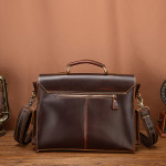 Top Layer Crazy Horse Leather Cowhide Bag Vintage Men