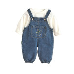 Boys And Girls Pants Thin Net Red Children's Overalls