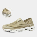 Summer Half Slipper Breathable Casual Shoes Can Step On Heel Mesh Shoes