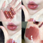 Mirror Paint Light Lip Lacquer Lipstick No Stain On Cup Long-lasting White