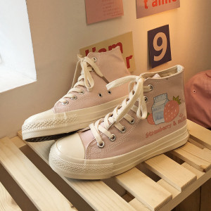 High-top hand-painted soft girl ins fashion