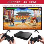 Tengyi Cross-border PAPII Joystick Arcade Small Black Box Home TV Game Console Double HDMI