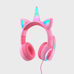 Glowing Bluetooth Headset Cat Ear Children's Headphones Crown Headset