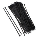 Black Nylon Mesh Cable Zipper Fasteners