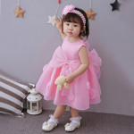 The Spring And Summer Of 2021 Years Old Female Infant Baby Child Princess Dress Girls DressPink Flower Girl Dress Skirt