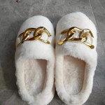 Bunny Hair Baotou Plush Warm Home Slippers