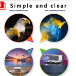 1080P HD Home Portable Voice Connection WiFi Mobile Phone Wireless Mini Projector