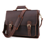 Genuine Leather Men's Business Briefcase