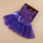 Summer children's wear 2021 girls, infants, sleeveless LACE VEST, bow tie dress, children's skirt