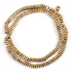 Bracelet Necklace Braided Material Straight Tube Element Piece Gold Loose Beads