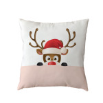 2021new Polyester Pillow Cover Holiday Series Pillow Cover Christmas Ball Christmas Tree Pattern Pillow Without Core