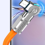 Type-C Super Fast Charging 180Rotary Data Cable