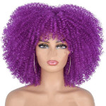 Small Curly Hair Rose Mesh Synthetic Headgear