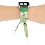 Watch With Nylon Leather Accessory Woven Polyester