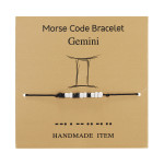 Woven Adjustable Paper Card Bracelet