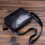 Genuine Leather Shoulder Bag Men's Cross-body Retro Handmade