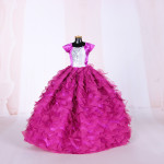 Handmade Doll Dresses Outfit Fashion Evening Party Clothes For Xmas Girl Gift