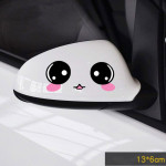 Reflective Cartoon Car Stickers Personality Selling Cute Eyes Rearview Mirror Electric Car Stickers Pair