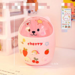 Desktop Trash Can Desk Organizer Bucket Office Mini Bear Trash Can