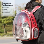 Cat Carrier Bag Outdoor Portable Pet Backpack Travel Space Capsule Cage Breathable Shoulder Bag Carry Small Dog Cat Pet Bag