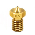 3D Printer E3D Nozzle Smooth Brass Nozzle M6 Threaded Brass Parts