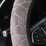 Car Steering Wheel Cover Water Cube Super Soft Short Pile