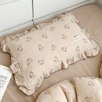 Class A Pure Cotton Gauze Double-layer Lace Retro Style Rabbit Quilt Cover