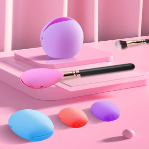 Dust Proof Silicone Cosmetic Brush Protective Sleeve