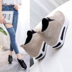 Casual Round Toe Shallow Mouth Solid Color Casual Women's Single Shoes