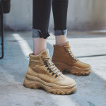 Student wild thick-soled motorcycle boots