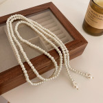 Women's Fashion Temperament Long Pearl Pendant Necklace