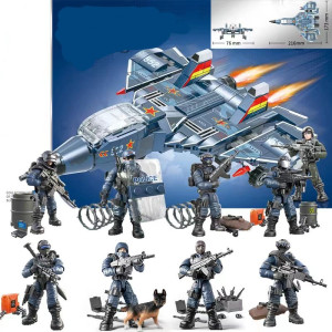 Assembling Joint Movable Soldier Puzzle Military Model Building Blocks Small Doll Foreign Trade Toys