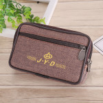 Enlarged Canvas Mobile Phone Bag Zipper Waterproof