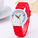 Explosive Silicone Pencil Watch Fashion Painted Quartz Watch