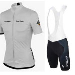 Short-sleeved jersey top cycling shorts