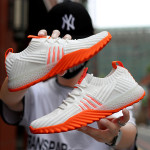 Fly woven breathable sports running shoes