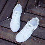 Canvas Shoes Women'S Korean Version Of The White Shoes Spring New Flat-Bottom Casual All-Match Trend