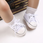 Rubber Sole Non-slip Male And Female Baby Lacing Casual Sports Toddler Shoes