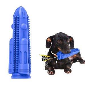 Pet Dog Chew Toy Toothbrush Teeth Cleaning Molar Rubber Squeaky Interactive Dog Toy Food Dispenser Ball Dog Chew Toys Dog Toy Food Dispenser Pet Molar Tooth Cleaning